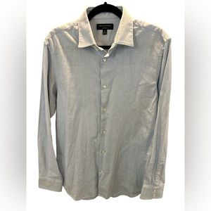 Banana Republic Men’s Med Slim Fit Blue Button Down Excellent